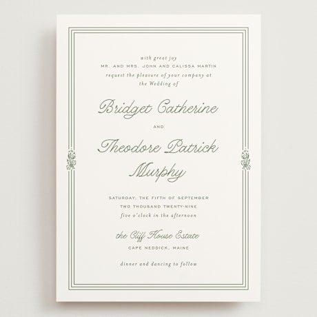 Grand Wedding Invitations