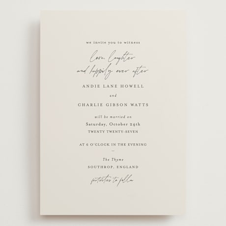 Grand Wedding Invitations