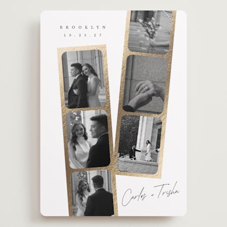 Foil-Pressed Grand Save the Date Cards