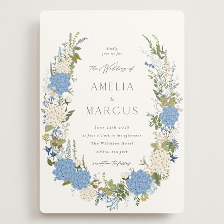 Foil-Pressed Grand Wedding Invitations
