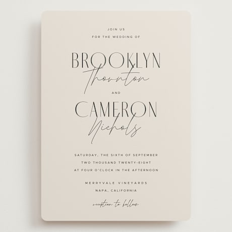 Grand Wedding Invitations