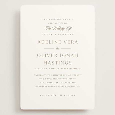 Grand Wedding Invitations
