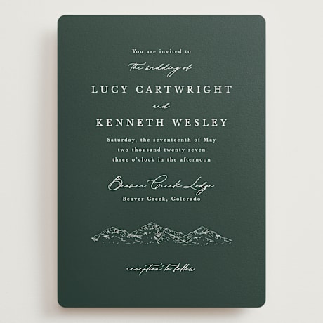 Grand Wedding Invitations