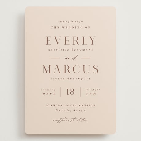 Grand Wedding Invitations