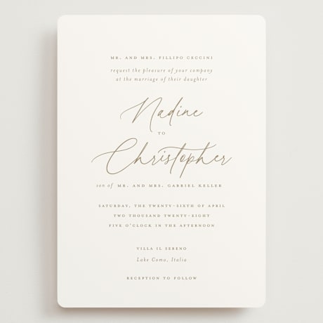 Grand Wedding Invitations