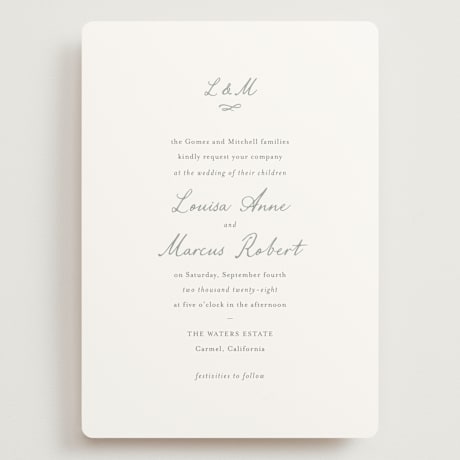Grand Wedding Invitations