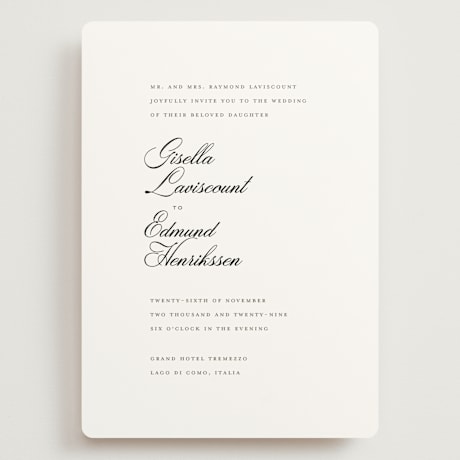 Grand Wedding Invitations