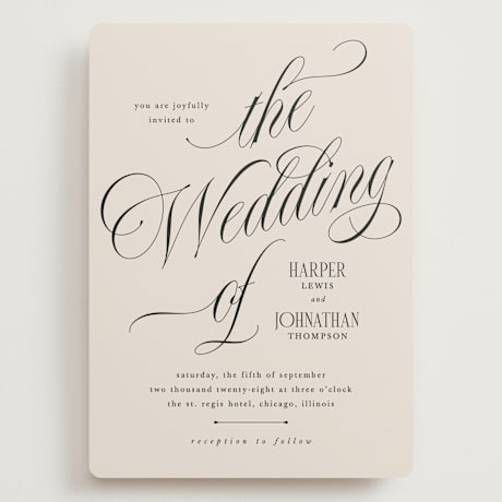 Grand Wedding Invitations