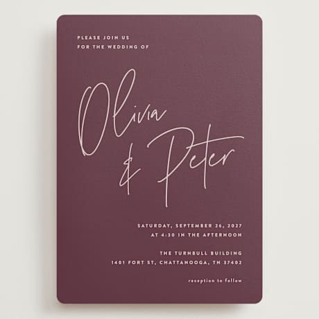 Grand Wedding Invitations