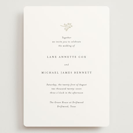 Grand Wedding Invitations