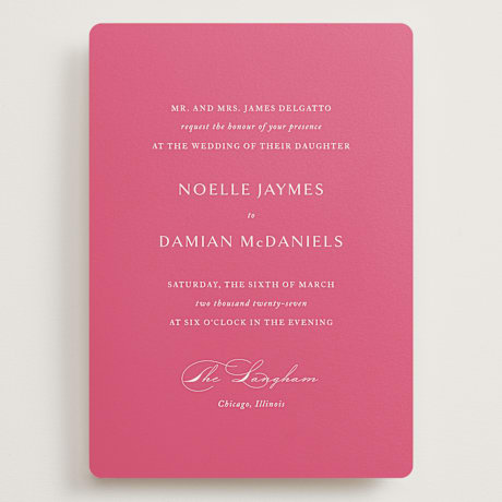 Grand Wedding Invitations