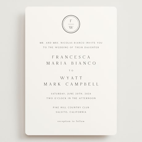 Grand Wedding Invitations
