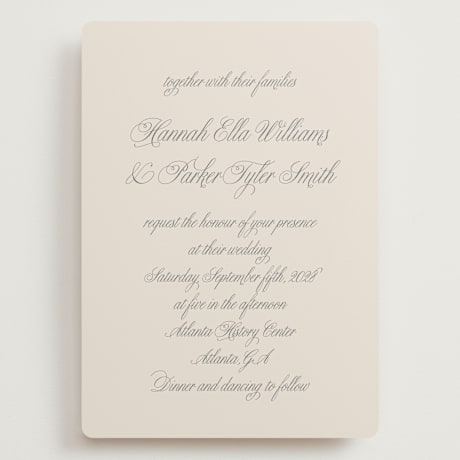 Grand Wedding Invitations