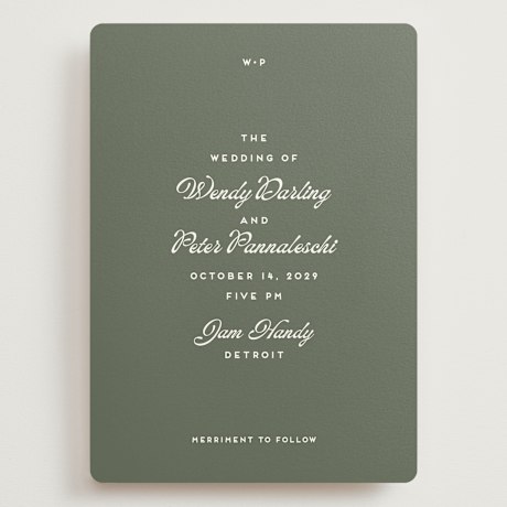 Grand Wedding Invitations