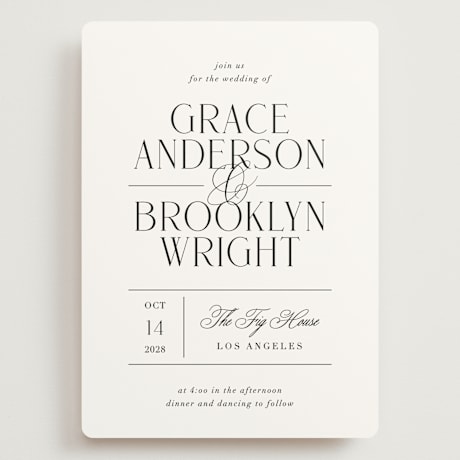 Grand Wedding Invitations