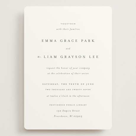 Grand Wedding Invitations