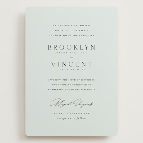 Grand Wedding Invitations