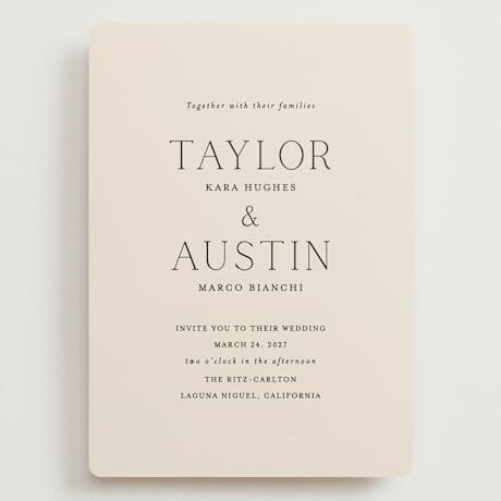 Grand Wedding Invitations