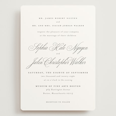 Grand Wedding Invitations