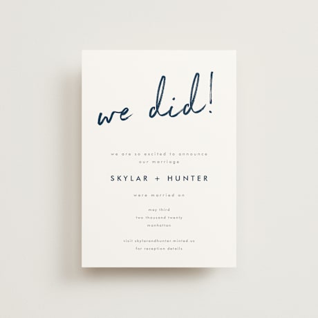 Wedding Announcement Postcards