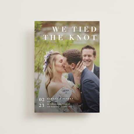 Wedding Announcement Postcards