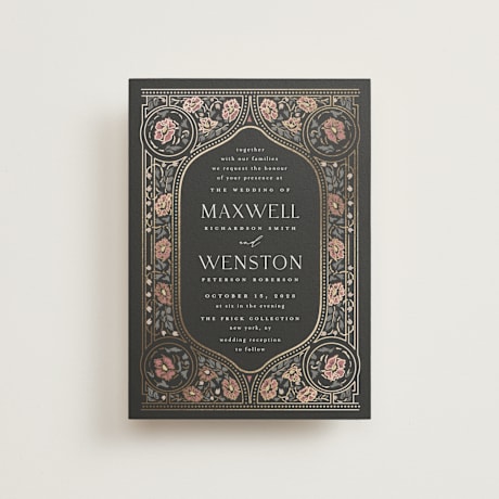Foil-Pressed Petite Wedding Invitations