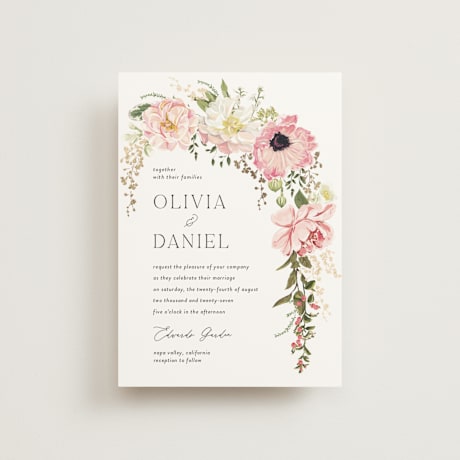 Foil-Pressed Petite Wedding Invitations