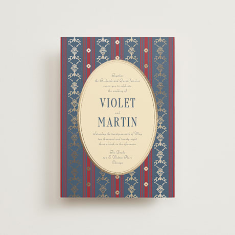 Foil-Pressed Petite Wedding Invitations