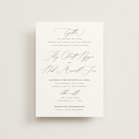 Petite Wedding Invitations