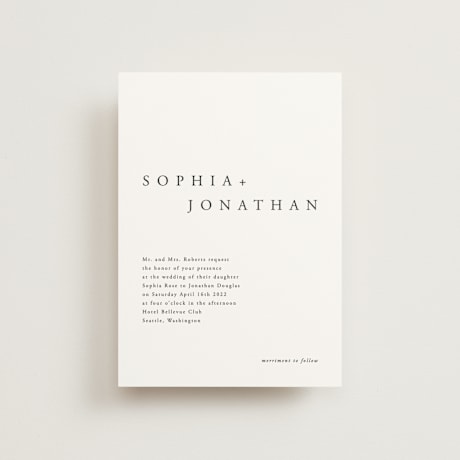 Petite Wedding Invitations