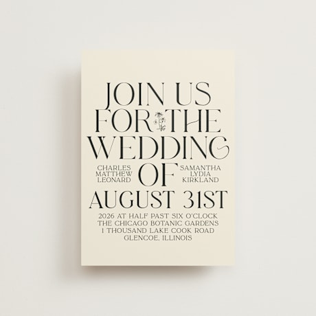 Petite Wedding Invitations