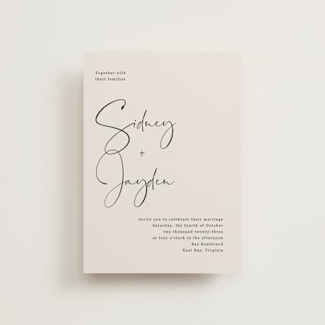 Petite Wedding Invitations