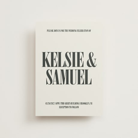 Petite Wedding Invitations