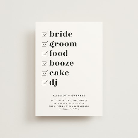 Petite Wedding Invitations