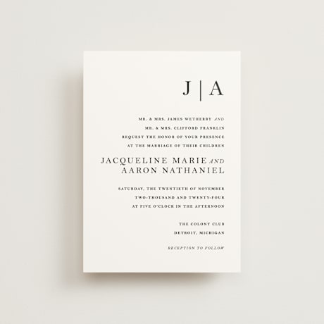 Petite Wedding Invitations