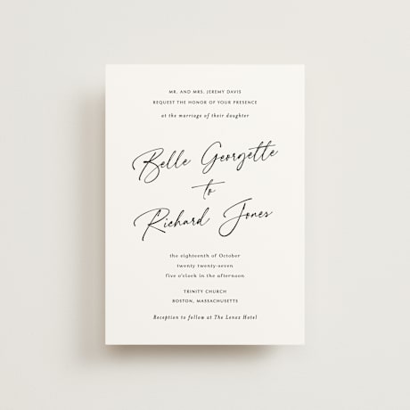 Petite Wedding Invitations