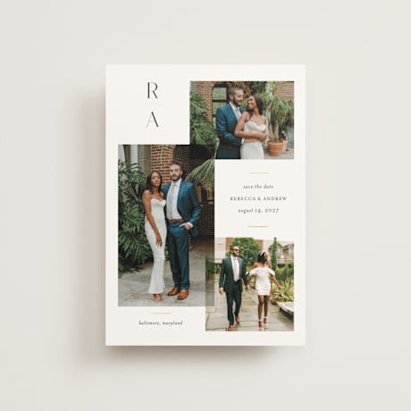 Foil-Pressed Save the Date Postcards