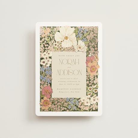 Foil-Pressed Petite Wedding Invitations