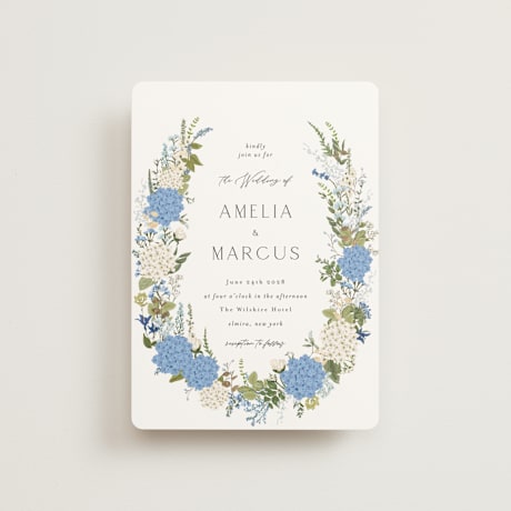 Foil-Pressed Petite Wedding Invitations