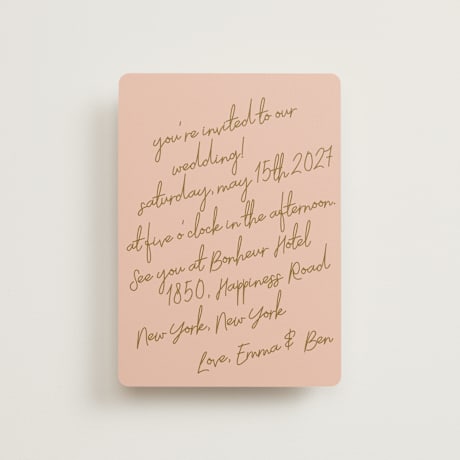 Petite Wedding Invitations