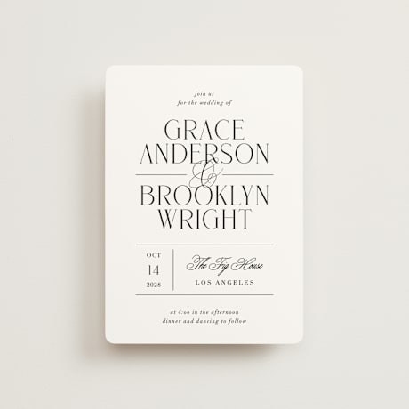 Petite Wedding Invitations