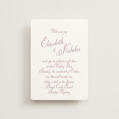 Petite Wedding Invitations