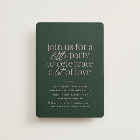 Petite Wedding Invitations