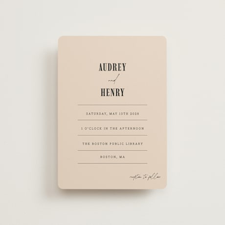 Petite Wedding Invitations