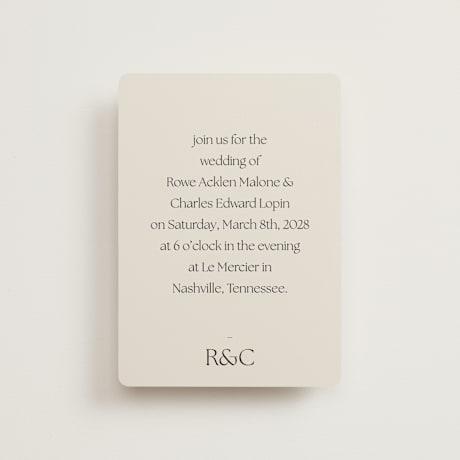 Petite Wedding Invitations