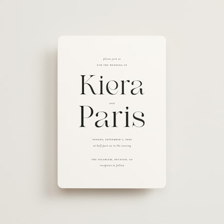 Petite Wedding Invitations