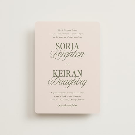 Petite Wedding Invitations