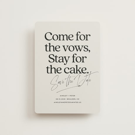 Save the Date Petite Cards