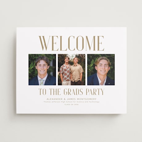 Graduation Welcome Signs