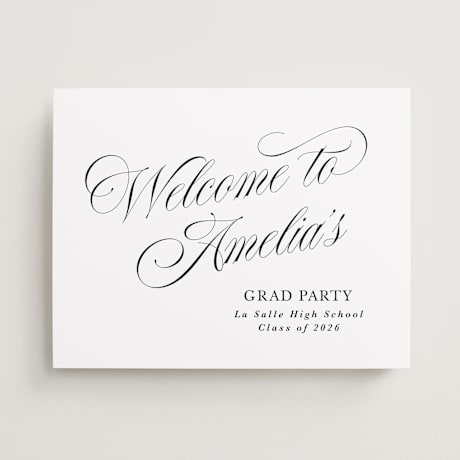 Graduation Welcome Signs